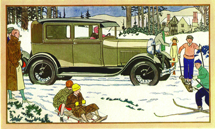 Model a ford christmas card #3