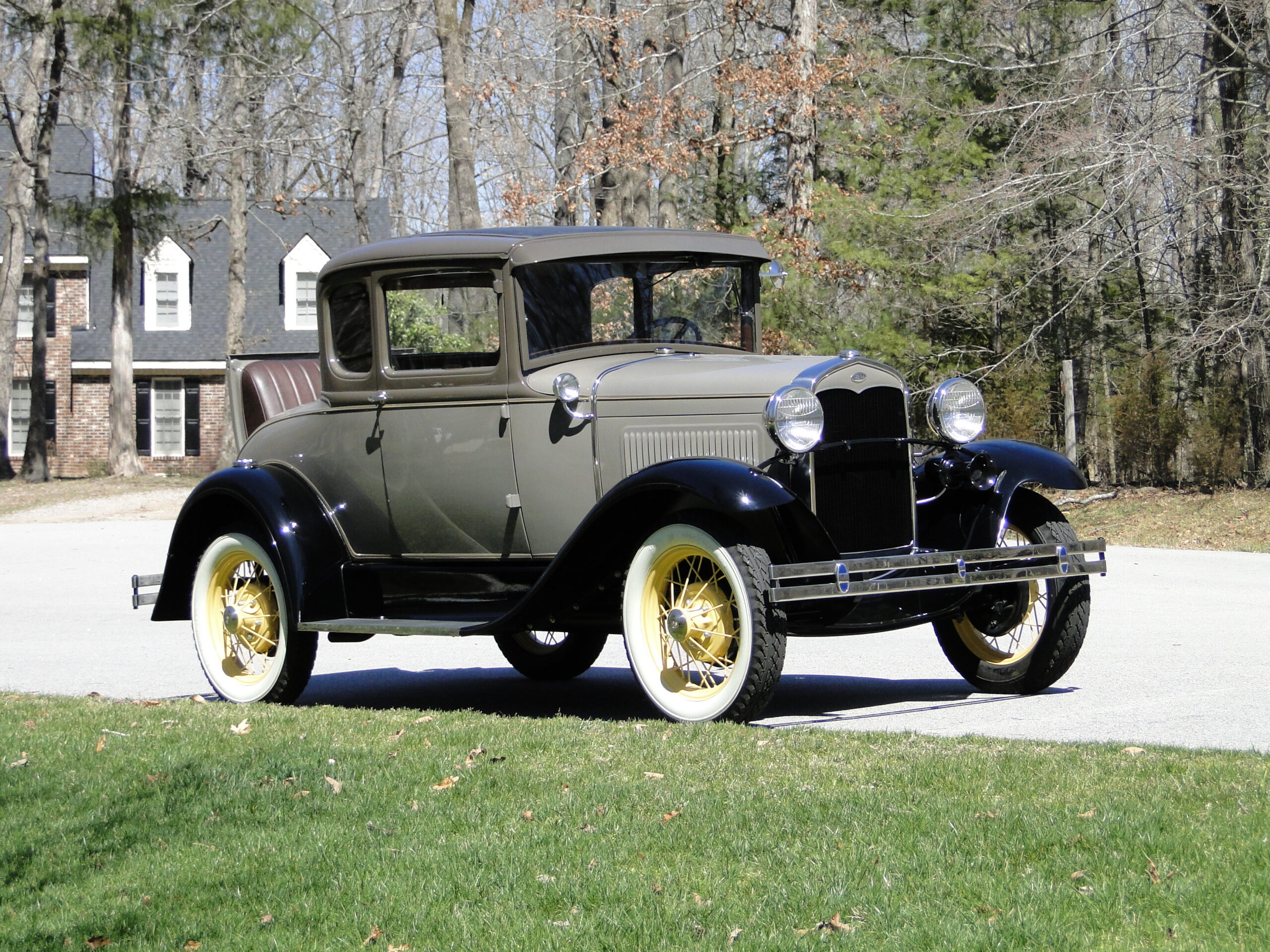 thumbnail image 2 of The Cover Factory Custom-Fit Car Cover For Ford Model A Coupe 1928-1931 – Multi-Layer, Waterproof, Gray 2 of 3